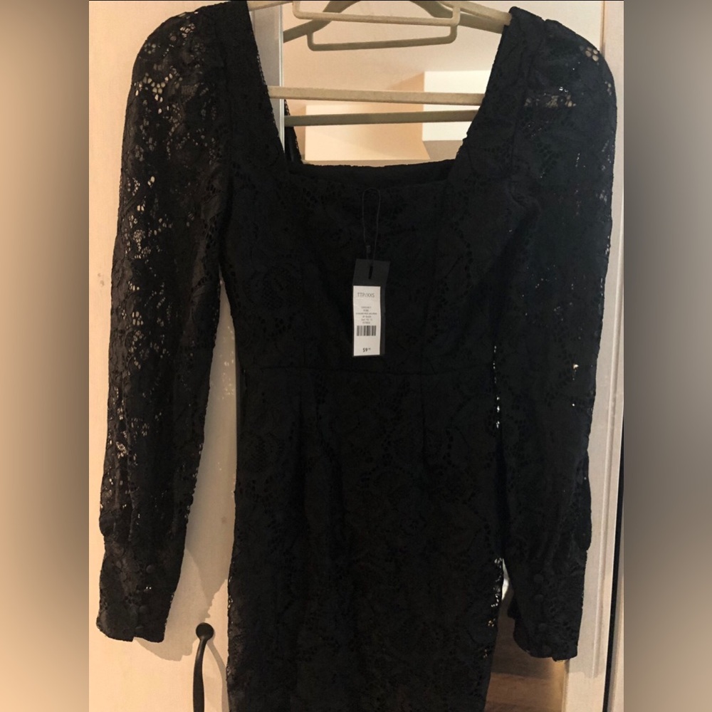 BNWT Dynamite Women’s Elegant Black Lace Dress - XXS - Picture 3 of 11